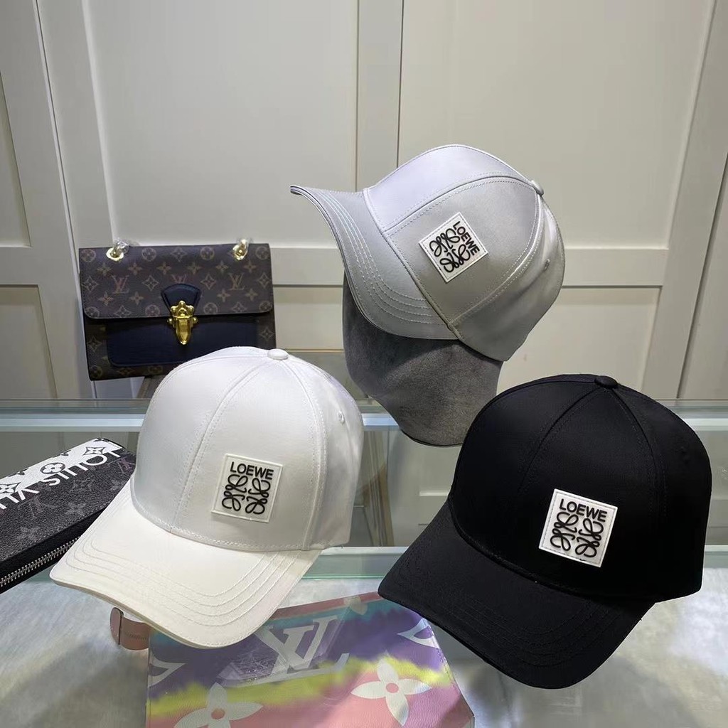 Loewe 2022 หมวกเบสบอล LOEW Duck สไตล์เกาหลี ฮ่องกง สําหรับผู้ชาย และผู้หญิง 136 a