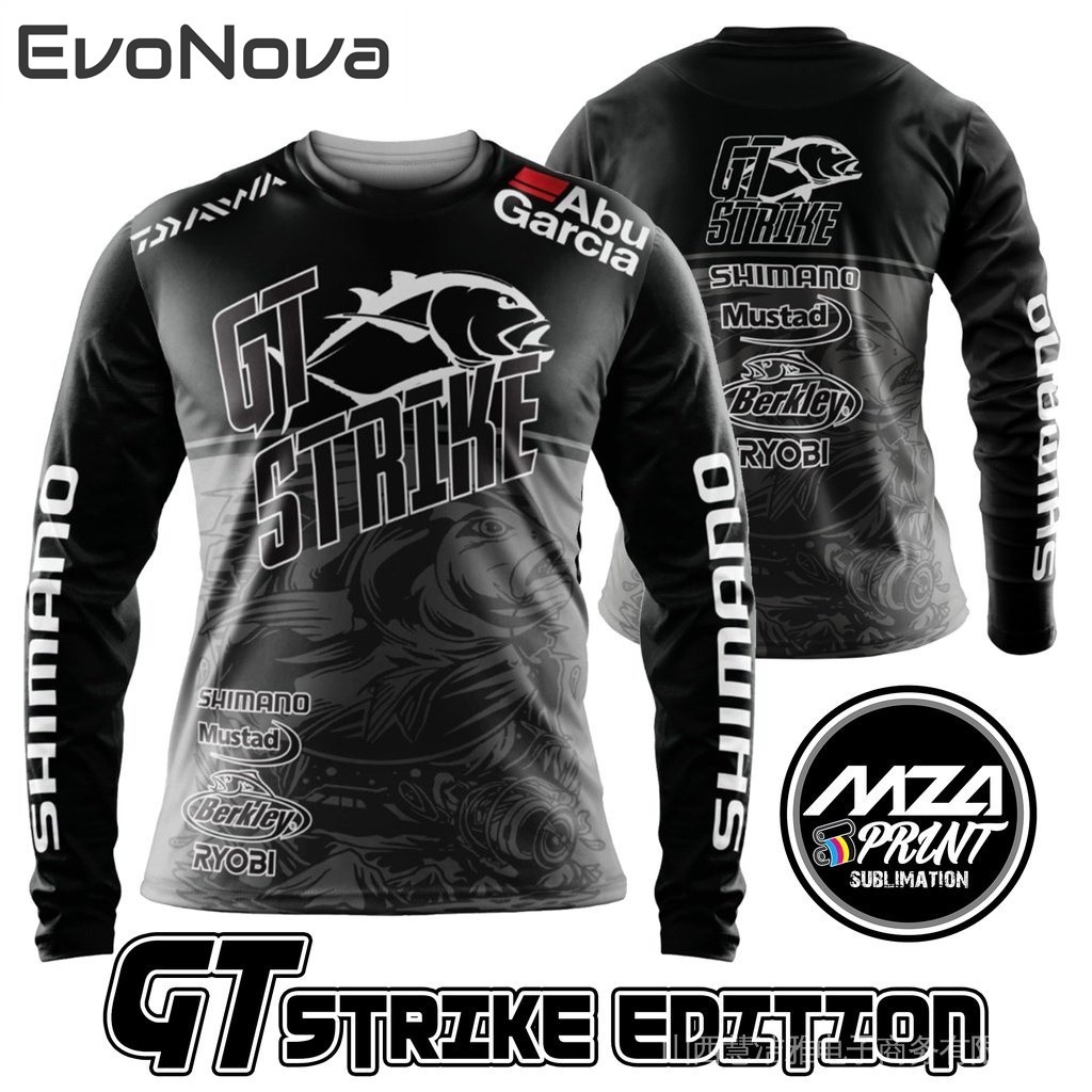 EvoNova เสื้อกีฬาตกปลา GT Strike Edition |เสื้อตกปลา ป้องกันรังสียูวี แห้งเร็ว ชุดตกปลา SHIMANO SYU5