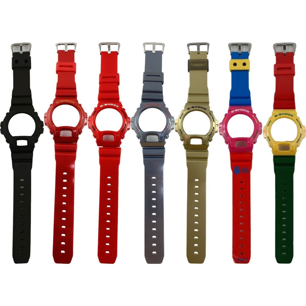 สายนาฬิกาข้อมือ แบบเปลี่ยน สําหรับ Casio G-Shock DW6900 GShock Strap DW-6900CB CC GD MF MM NB SB SP