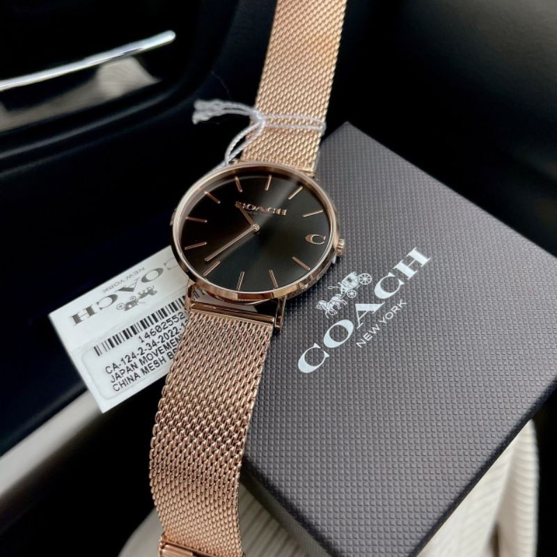 ใส่ได้ทั้งชายและหญิง
นาฬิกาข้อมือ NEW Coach Charles Watch
️หน้าปัด 41 มม.