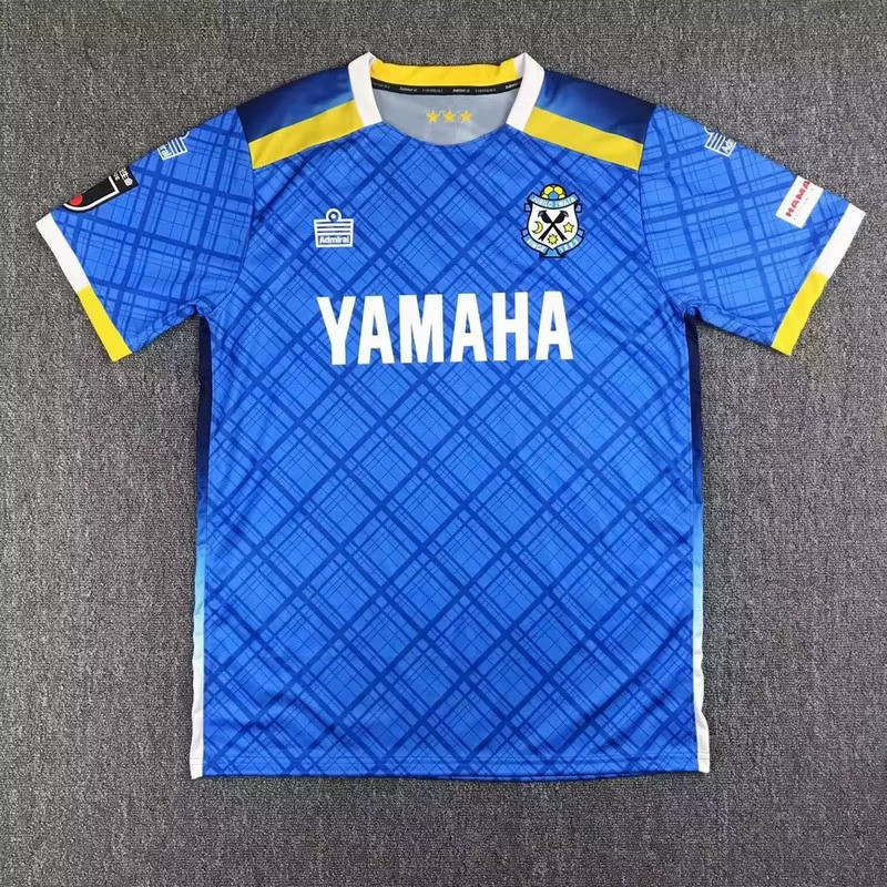 เสื้อกีฬาแขนสั้น ลายทีมชาติฟุตบอล Iwata Joy ชุดเหย้า สีฟ้า สไตล์ญี่ปุ่น 2023