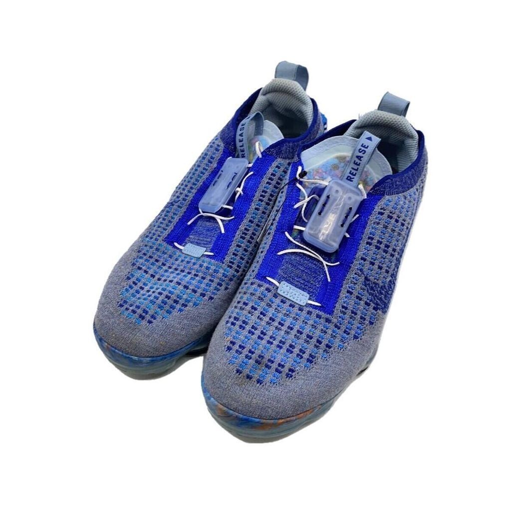 Nike รองเท้าผ้าใบถัก Air Vapormax vapor fly Max Low 25 20 fk cut สีฟ้า มือสองจากญี่ปุ่น
