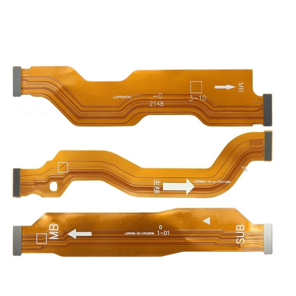 บอร์ดหลักเมนบอร์ดเชื่อมต่อ LCD Flex Cable อะไหล่ซ่อมสําหรับ OPPO K1 K3 K5 K7 K7x K9 K9s K10x K10 Pro