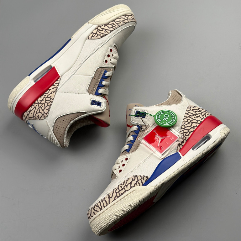 Nike Air Jordan 3 Retro Low cut Basketball Shoes Casual Sneakers For Men Women International Flight