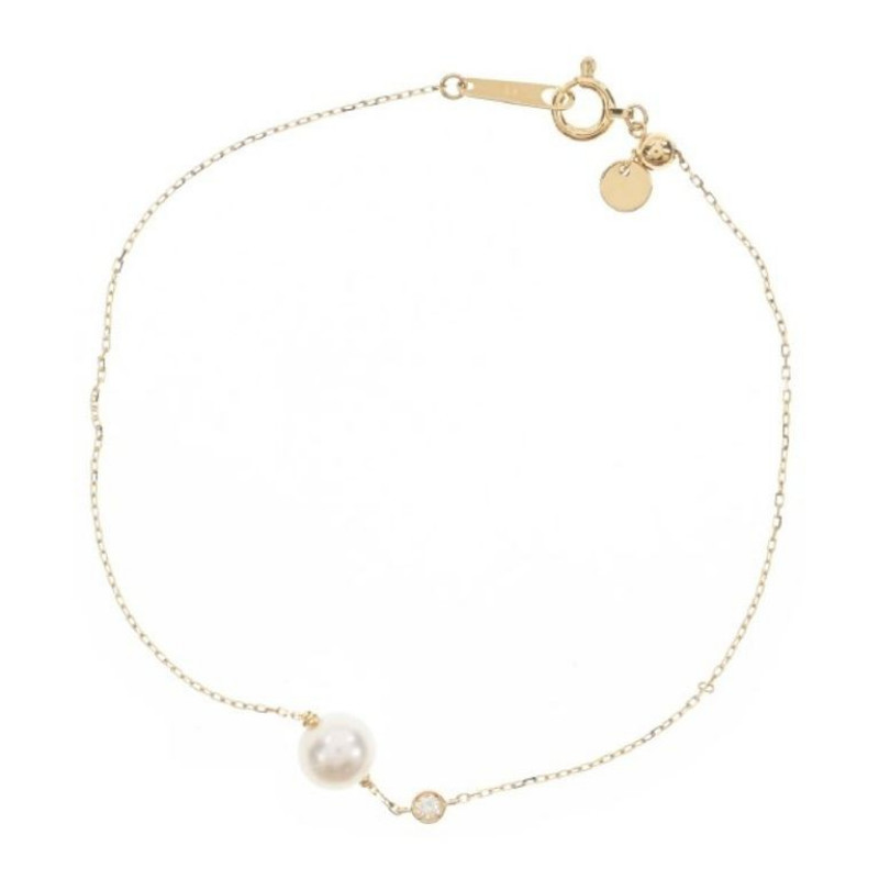 Bless กําไลข้อมือผู้หญิง K18Yg ส่งตรงจากญี่ปุ่น มือสอง
