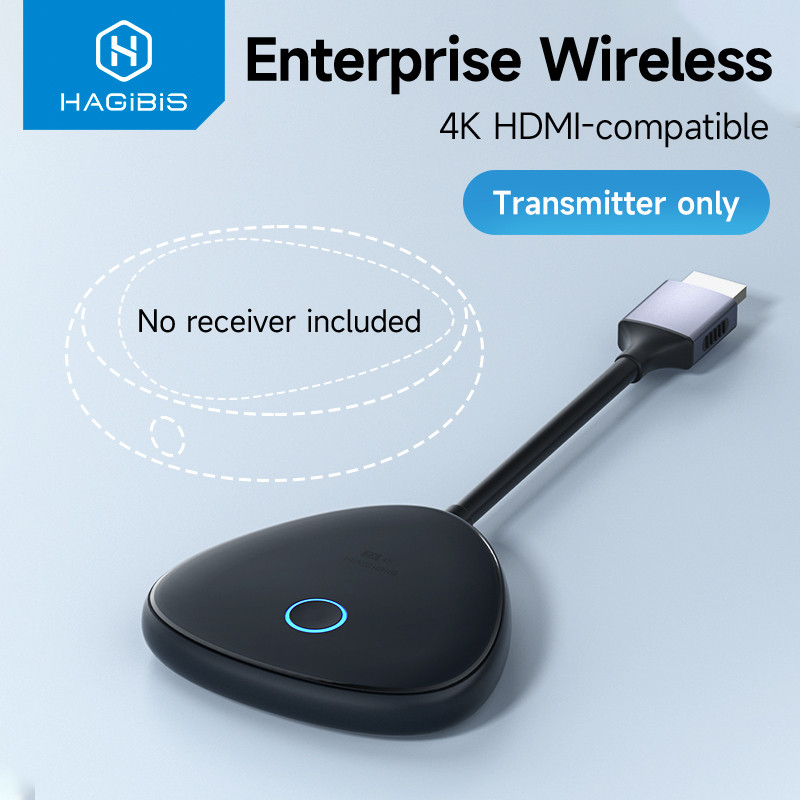 Hagibis ไร้สาย 4K HDMI-เข้ากันได้กับเครื่องส่งสัญญาณ Wireless Extender HD เครื่องส่งสัญญาณจอแสดงผล D