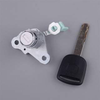 กระบอกล็อคประตูด้านหน้าขวาพร้อมกุญแจ 1 ตัว Fit สําหรับ Honda…