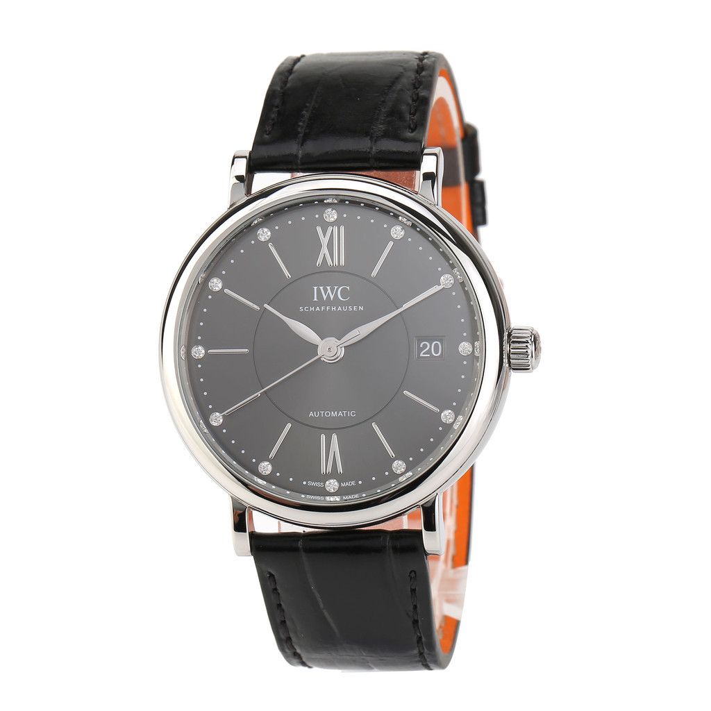 Iwc IWC IWC Botao Fino 37 มม.เพชรนาฬิกากลไกอัตโนมัติผู้ชายผู้หญิงนาฬิกา IW458102