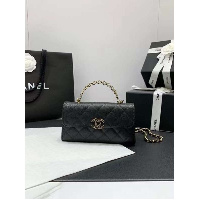 ♞,♘Chanel 23P Clutch on Chain Bag [New]