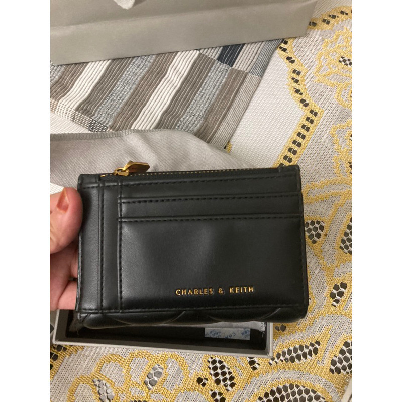 Seriousshopper Charles & Keith แท้ กระเป๋าสตางค์ กระเป๋าใส่บัตร 8 ช่อง สําหรับผู้หญิง (ซื้อราคา RM2