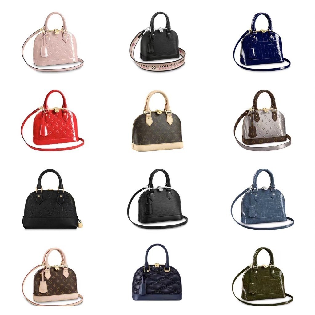 ♞Louis Vuitton/New Style/ALMA BB/Shoulder Bag/กระเป๋าถือ/Shell Bag/ของแท้ 100%