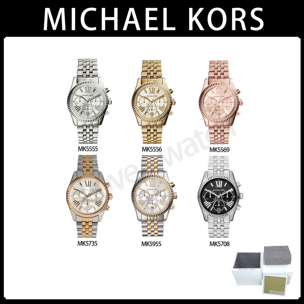 ♞,♘Michael Kors ของแท้100% MK5555 MK5556 MK5569 - 38 mm นาฬิกาแบรนด์เนมMK นาฬิกาผู้หญิงผู้ชาย สินค้