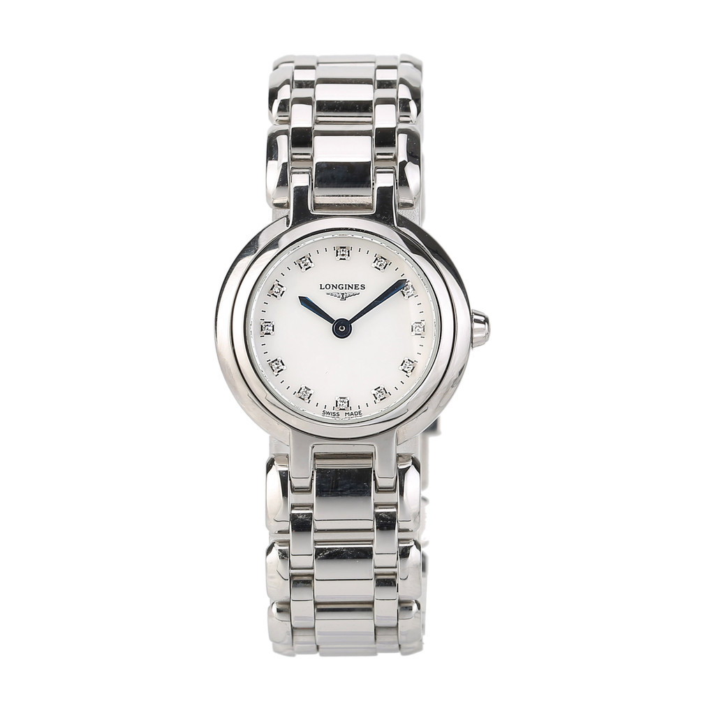 Longiness Heart Moon Series สแตนเลส Original Diamond Scale Fritillary Face หญิงนาฬิกา L8.109.4.87.6