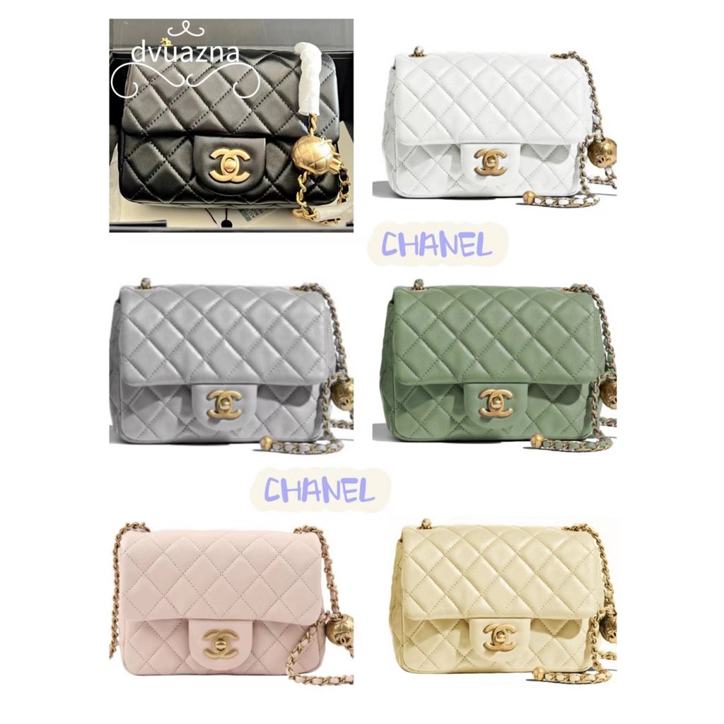 กระเป๋าสะพาย CHANEL Golden Ball Chain Flap แท้