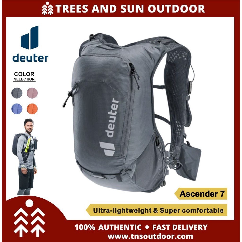 กระเป๋าเป้สะพายหลัง Deuter Ascender 7 Trail สําหรับตั้งแคมป์กลางแจ้ง