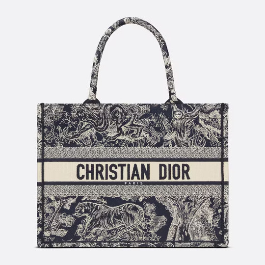 ♞,♘,♙ดิออร์ Dior Medium BOOK TOTE Bagสุภาพสตรี/กระเป๋าถือ