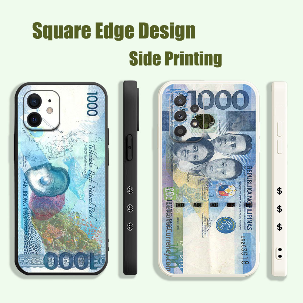 เคสสําหรับRealme C20 C25 C25S C25Y 9i Narzo 30Aเงิน1000 peso IAS08 เคสโทรศัพท์สแควร์ขอบ