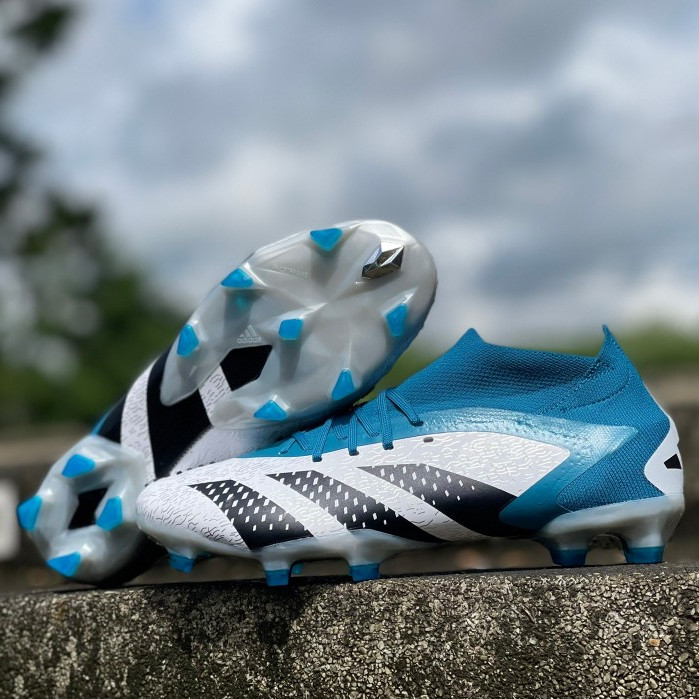 ♞รองเท้า สตั๊ด อดิดาส Adidas Predator Accuracy .1 FG พรีเดเตอร์ ตัวใหม่ ล่าสุด หุ้มข้อ แถมฟรี ถุงผ้