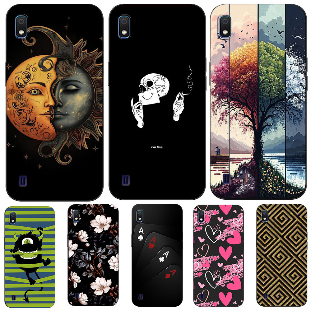 SAMSUNG สําหรับSamsung A10 กรณีซิลิคอนโทรศัพท์ปกหลังสําหรับSamsung Galaxy A10 GalaxyA10 10 SM-A105F 