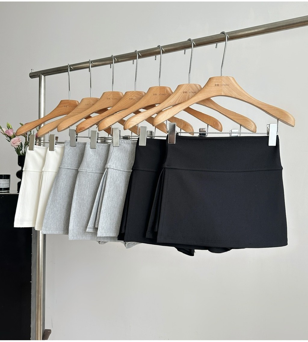 71126 Side Slit Culottes ผู้หญิงกระโปรงสั้นลําลองทุกการแข่งขัน