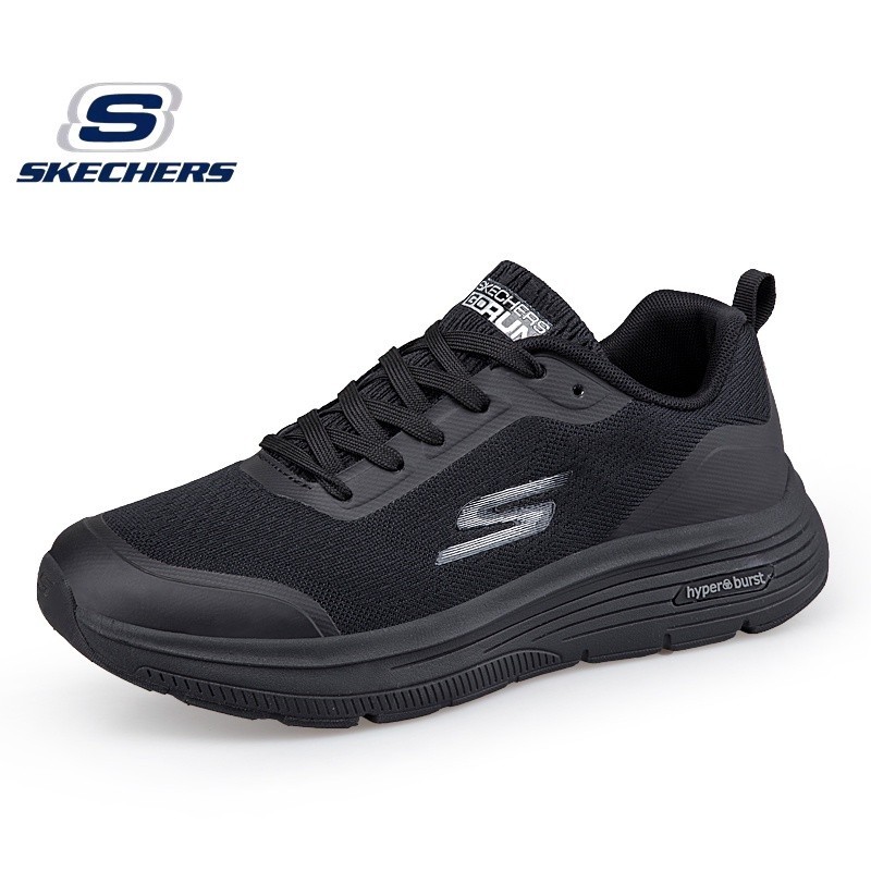 ใหม่ Skechers_ GO RUN HYPER BURST รองเท้าผ้าใบ รองเท้าวิ่ง ระบายอากาศ แบบผูกเชือก น้ําหนักเบาพิเศษ