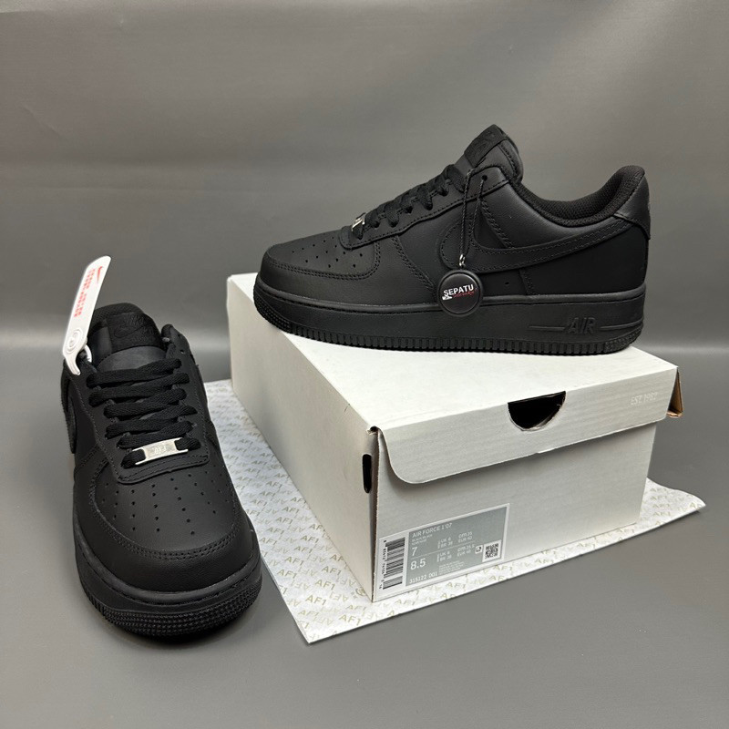 ♞ Nike AIR FORCE 1 FULL สีดำ รองเท้า สำหรับขาย