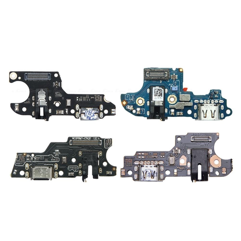 Charger USB Dock แท่นชาร์จพอร์ต Mic Flex Cable อะไหล่ซ่อมสําหรับ OPPO Realme 1 2 3i 5 5s 5i 6 6i 6S 