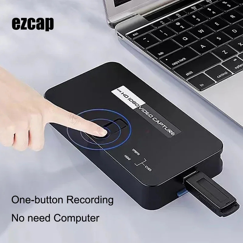 Ezcap284 HDMI Loop 1080P AV อินพุตไมโครโฟน HDMI เกม Capture Card Video Grabber Box สําหรับ XBOX PS3 