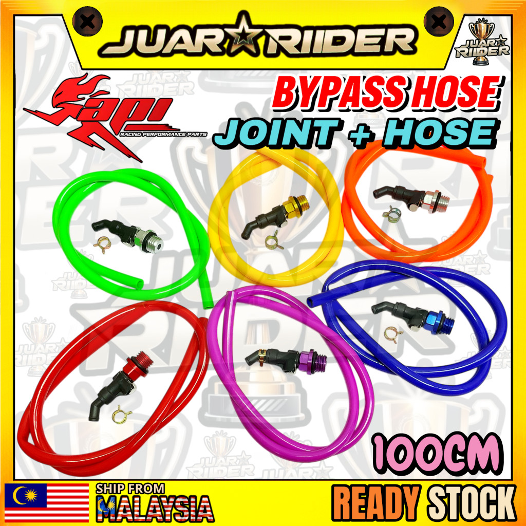 API By Pass Bypass 45 (Joint+Hose) Breath Tube Universal Honda Yamaha Y15 Y16 125Z Lagenda Wave LC13