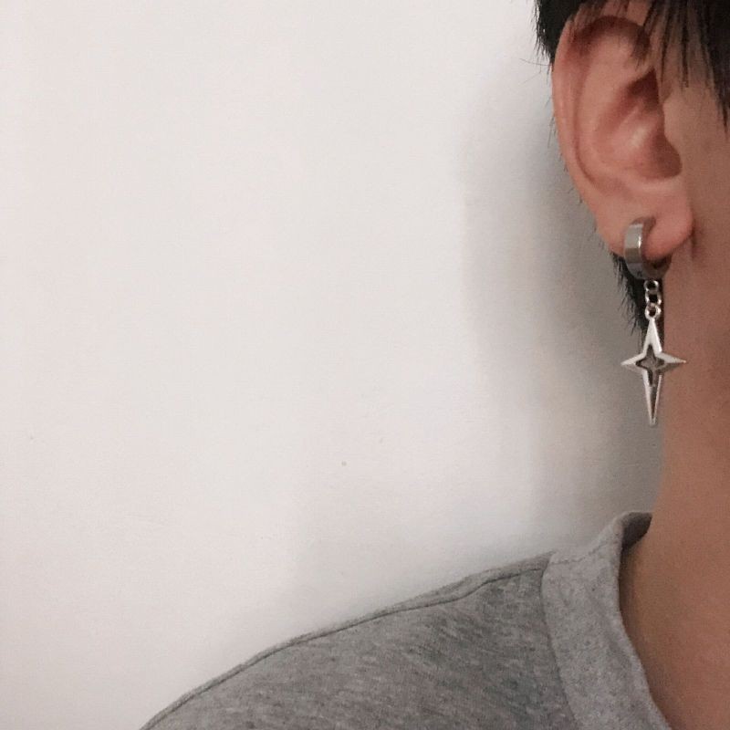 ♞,♘Starburst Pendant Earrings, Trendy Design, Cross Earrings, Cold Style Earrings, Earrings, Earrin