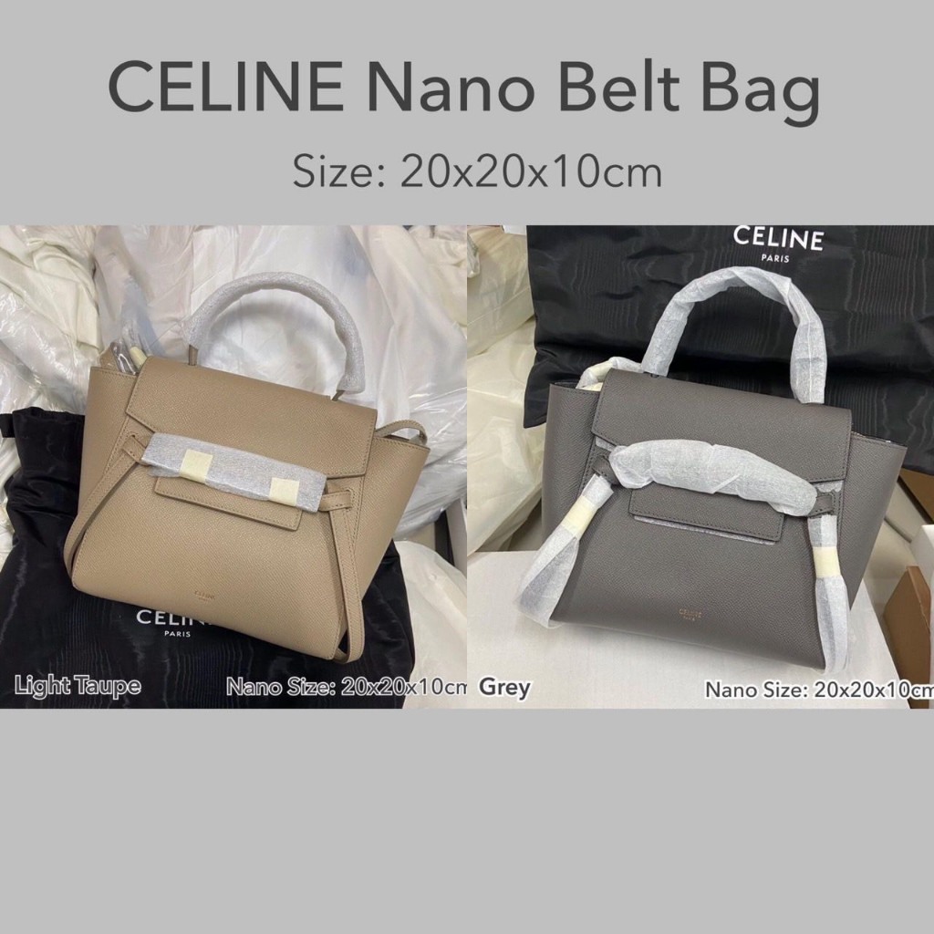 ♞CELINE Nano Belt ของแท้ 100% [ส่งฟรี]