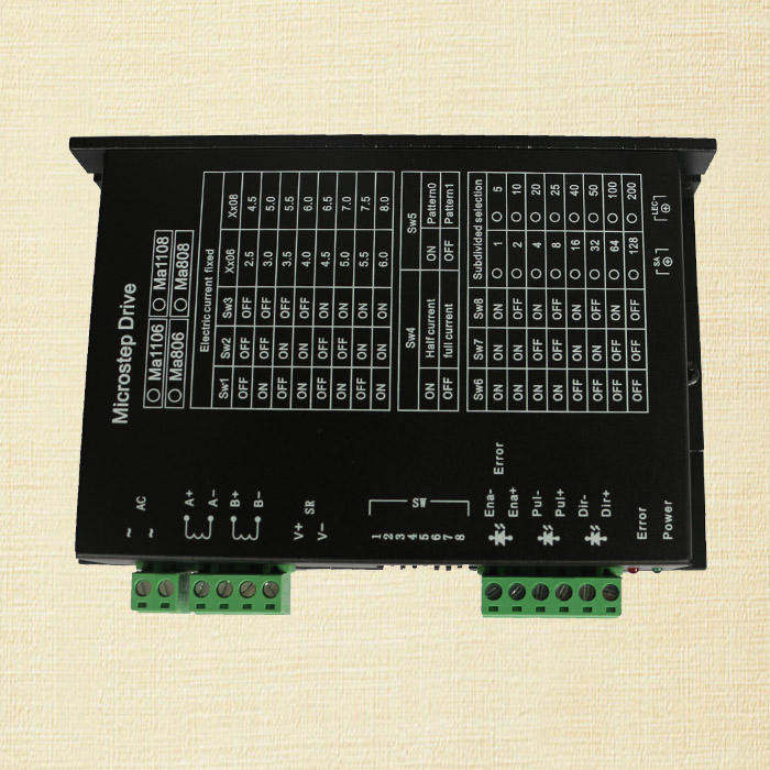 86 Stepper Driver MA806 Stepper Driver AC80V5786 Stepper Motor Controller แกะสลักไดร์เวอร์บอร์ด