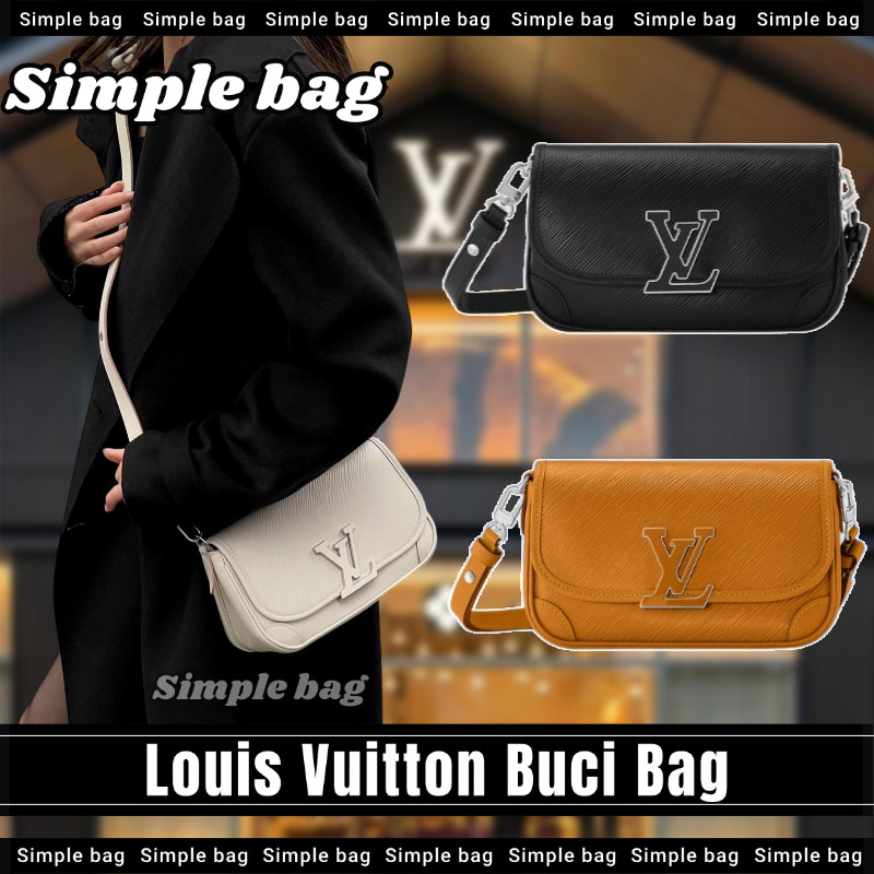 หลุยส์วิตตองLouis Vuitton Buci Shoulder bag LV กระเป๋า กระเป๋าสะพายเดี่ยว #Simple bag