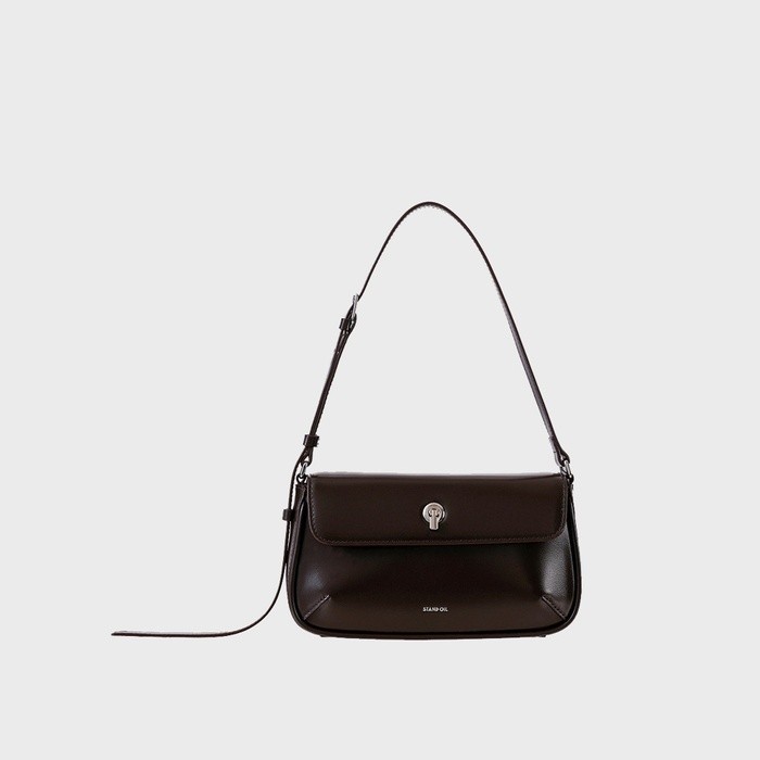 ♞Stand Oil Ditto Shoulder Bag - 디 숄더백 (Marron, Red Wine, Black) bvc