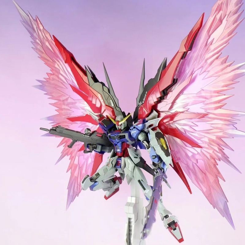 Daban 8828 Destiny MG1: 100 MB สติกเกอร์แพลตฟอร์ม ลายปีกไฟ สําหรับตกแต่ง  Gundam series models