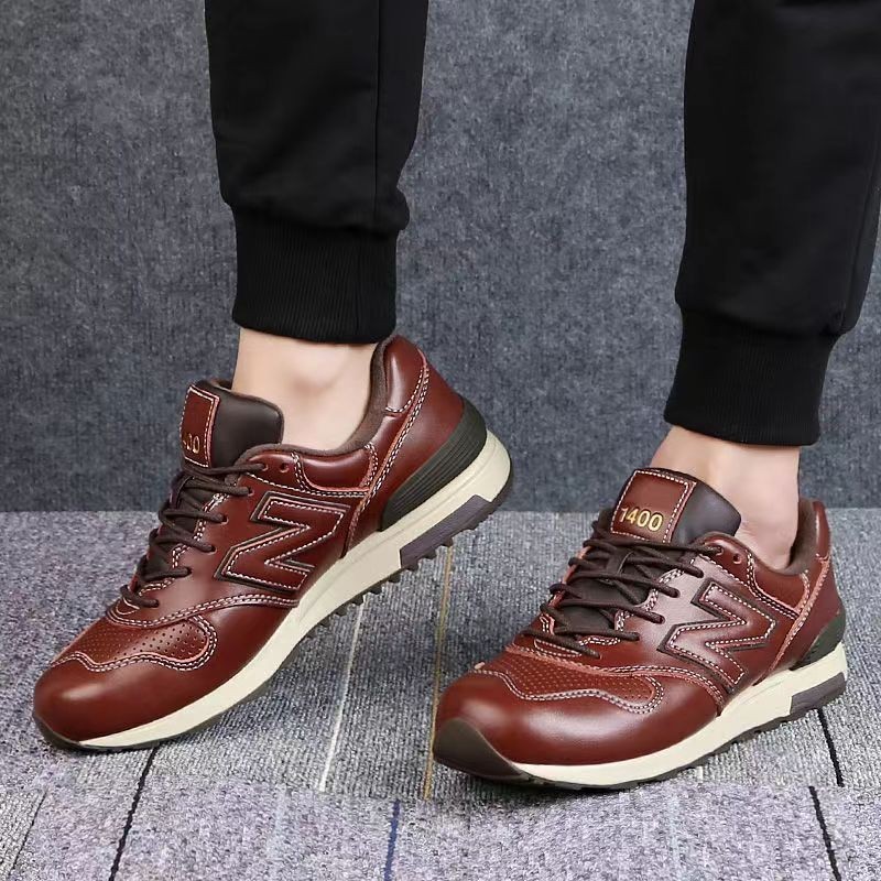 New Balance N-Mark Classic Style 1400 Sneakers Balance 2 Colors All-Match Casual Shoes Genuine Leat