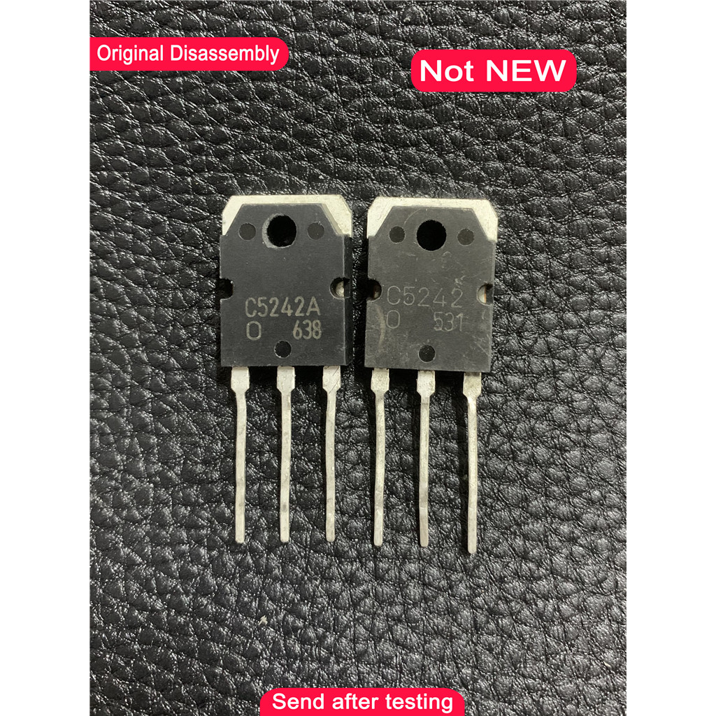มีสินค้า แท้ อะไหล่ชิ้นส่วน TO-3P 2SA1962 2SC5242 A1962 C5242