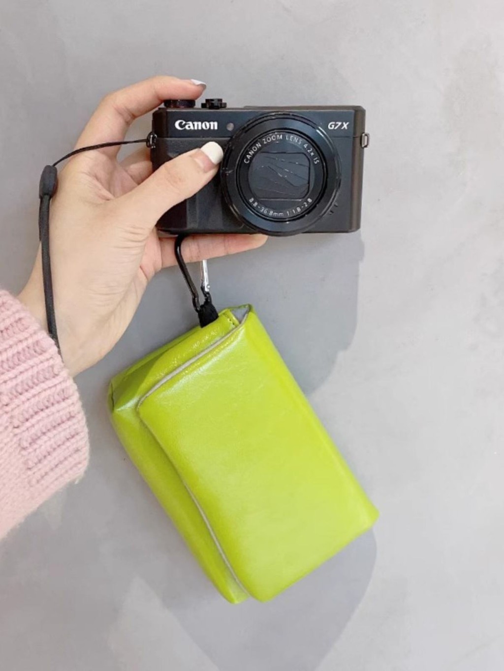 [อุปกรณ์เสริมกล้องสไตล์ใหม่] เหมาะสําหรับกระเป๋ากล้อง Sony ZV1 Canon G7X2GX73 เคสกล้อง CCD การ์ดกระเ