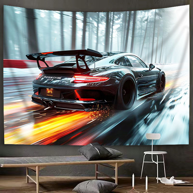 1พระเจ้าของสงครามgtrแนวโน้มพื้นหลังผ้าหมัดฟรีแขวนผ้าหอพักข้างเตียงตกแต่งผนังผ้าผนังเค้าโครงโปสเตอร์1 - รูปที่ 2