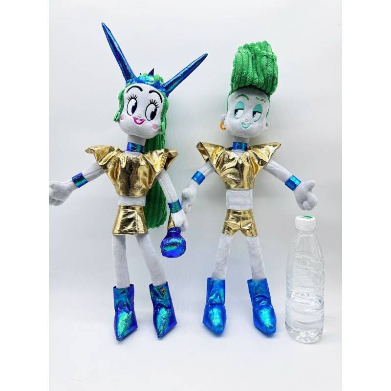 ตุ๊กตาของเล่น ผ้ากํามะหยี่ และวีเนียร์ แบบนิ่ม ลาย Trolls 3 Magic Elves
