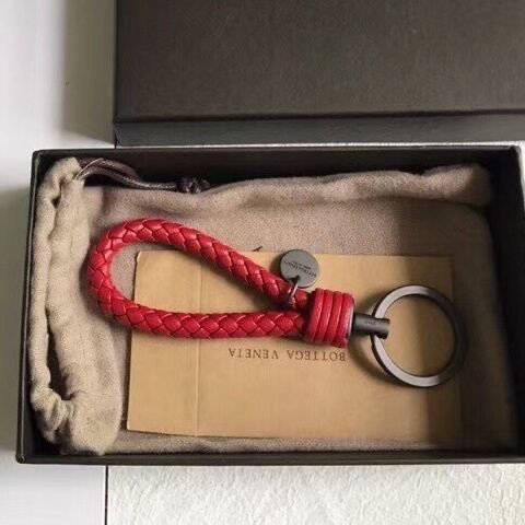 Bottega VENETA Bv พวงกุญแจหนังแกะ ทอมือ สไตล์คลาสสิก เรียบง่าย แฟชั่น สําหรับคู่รัก ผู้ชาย และผู้หญิง