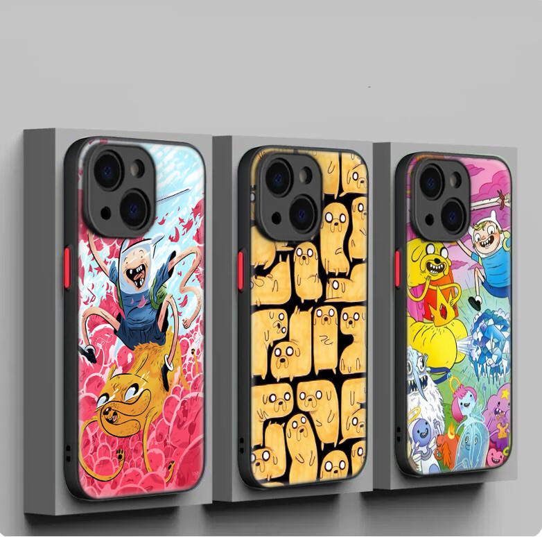 เคสมือถือ แบบนิ่ม ลายการ์ตูน Adventure Time K42 สําหรับ iPhone SE SE2 SE3 7 8 Plus XR XS Max 11 Pro Max