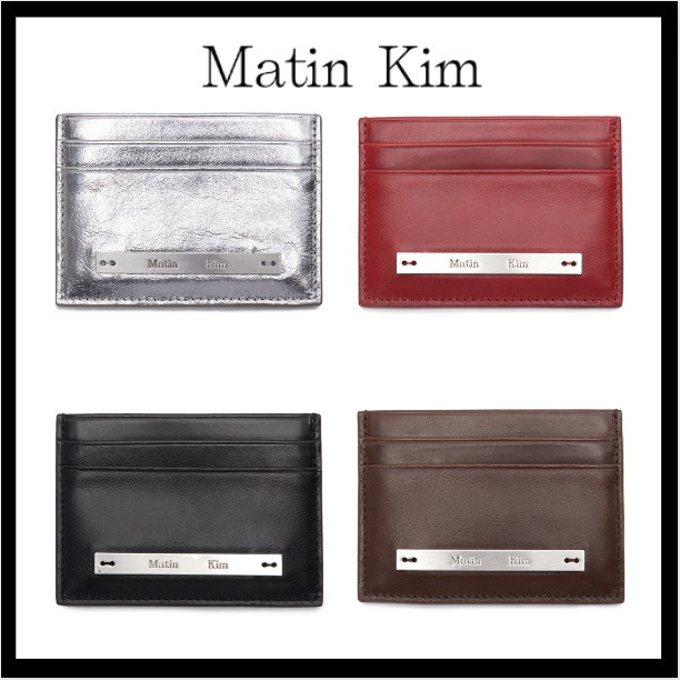 [ Matin KIM ] กระเป๋าสตางค์ ใส่บัตรได้ 2 สี (MK239OWL009MRD) ของแท้ 100%
