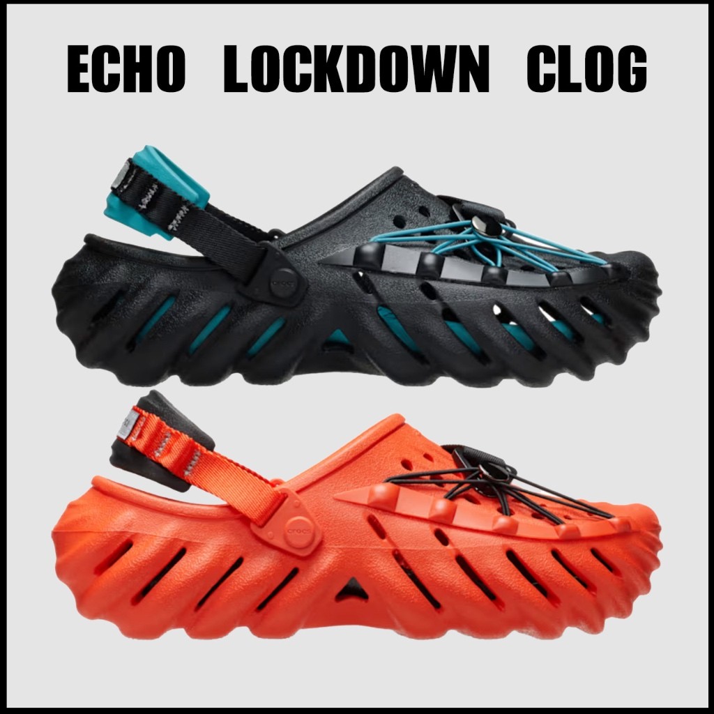♞CROCS Echo Clog /ECHO LOCKDOWN CLOG รองเท้าลำลองผู้ใหญ่ -พรีออเดอร์ - preorderoppa MN