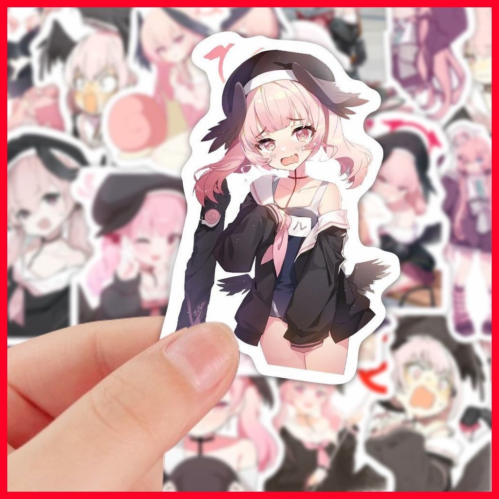 [MC] สติ๊กเกอร์ Blue Archive (56 แผ่น) Shimoe Koharu สติ๊กเกอร์ Shimoe Koharu สองมิติ สาวมูลค่าสูง A