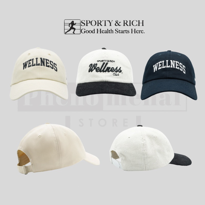 ♞,♘[ใส่โค้ด DDX30APR19 ลด 30%] หมวก Sporty and Rich มือ1 ของแท้100% gp