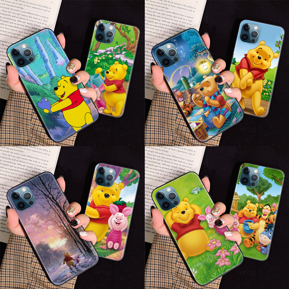 เคสโทรศัพท์มือถือ TPU แบบนิ่ม ลาย L29 อนิเมะ Winnie the Pooh สําหรับ iPhone 14 Plus 15 Pro Max