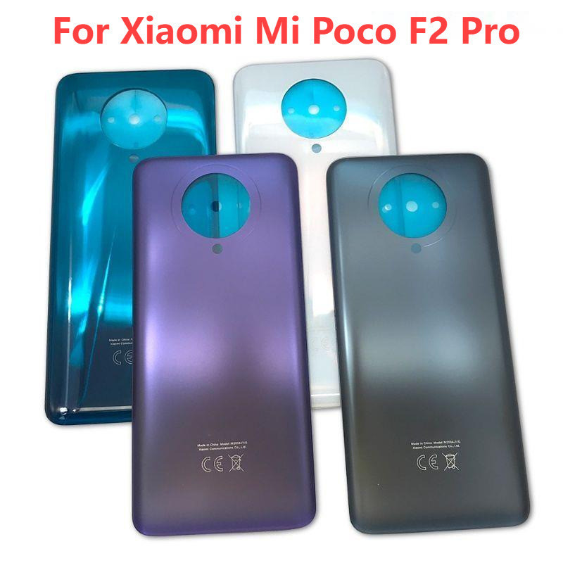 ฝาครอบแบตเตอรี่ด้านหลัง พร้อมกาว สําหรับ Xiaomi Mi Poco F2 Pro