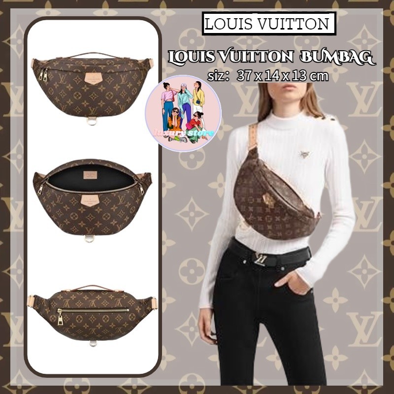 ♞หลุยส์วิตตอง  Louis Vuitton  BUMBAG กระเป๋าสะพายคาดเอว/กระเป๋าสะพายข้าง/กระเป๋าสะพายข้าง/Unisex