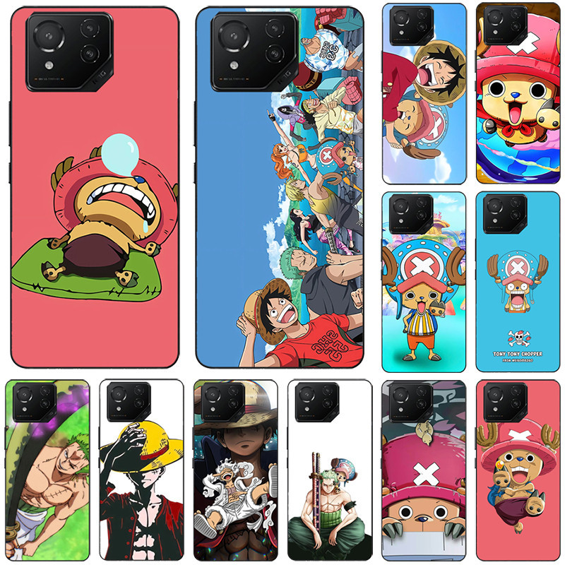 เคสโทรศัพท์มือถือ พิมพ์ลาย Luffy Zoro Pirate King 3 มิติ สําหรับ ASUS ROG Phone 8 Pro